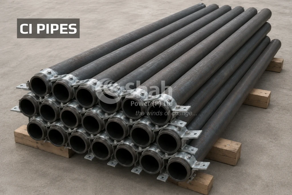 CI Pipes, Grey Cast Iron pipes, earthing materials